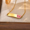 Butterfly Charm Necklace For Girls