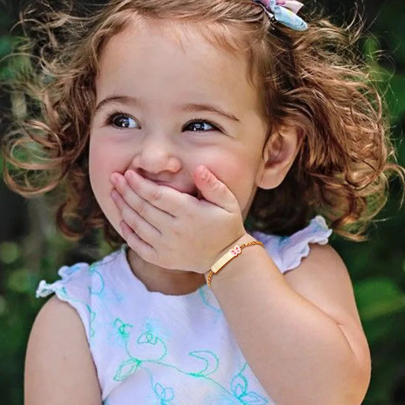 Butterfly Charm Kids Bracelet