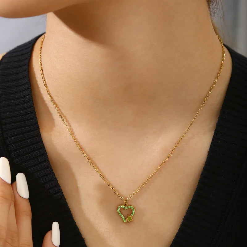 Zelvie Promise Necklace for Women - 18K Gold Plated