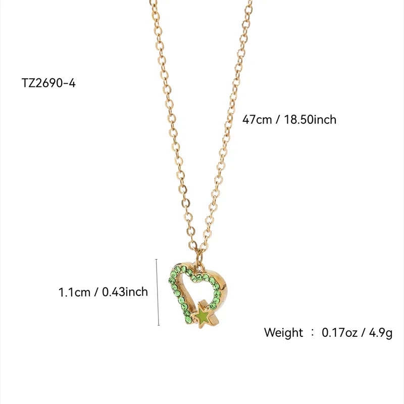 Zelvie Promise Necklace for Women - 18K Gold Plated