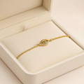 Elyra Eye Bracelet For Women - 18k Gold Plated
