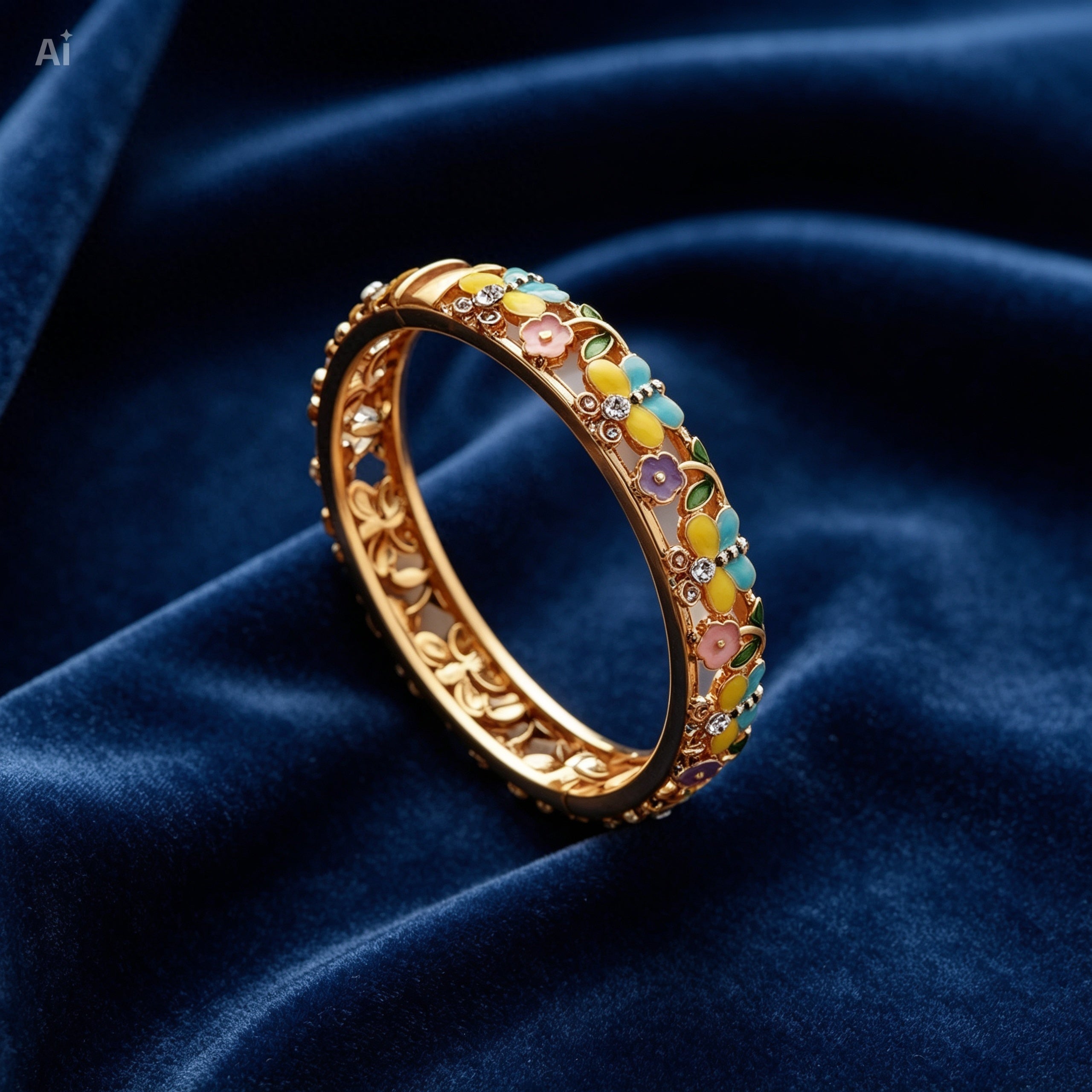 Princess Bloom Party Wear Bangle