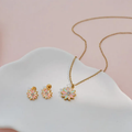Flower Petal Charm Kids Jewelry Combo