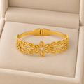 Arbre Brise Bangle for Women - 18K Gold Plated