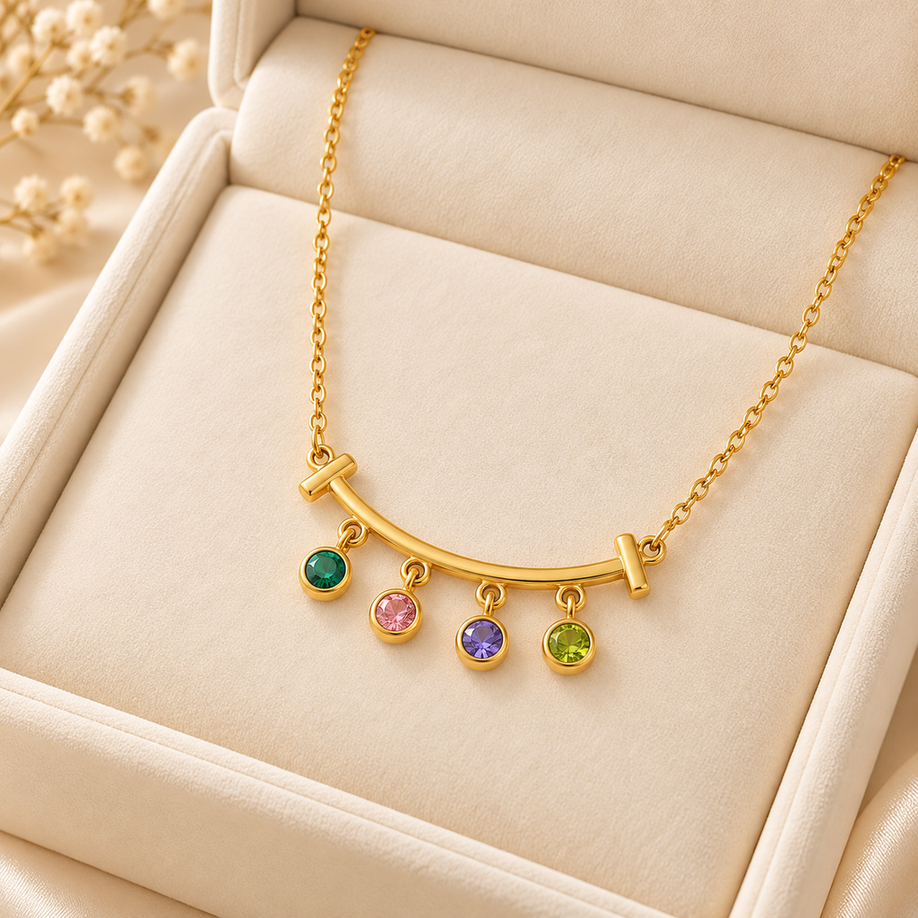 Arco Alegre Necklace for Women - 18K Gold Plated