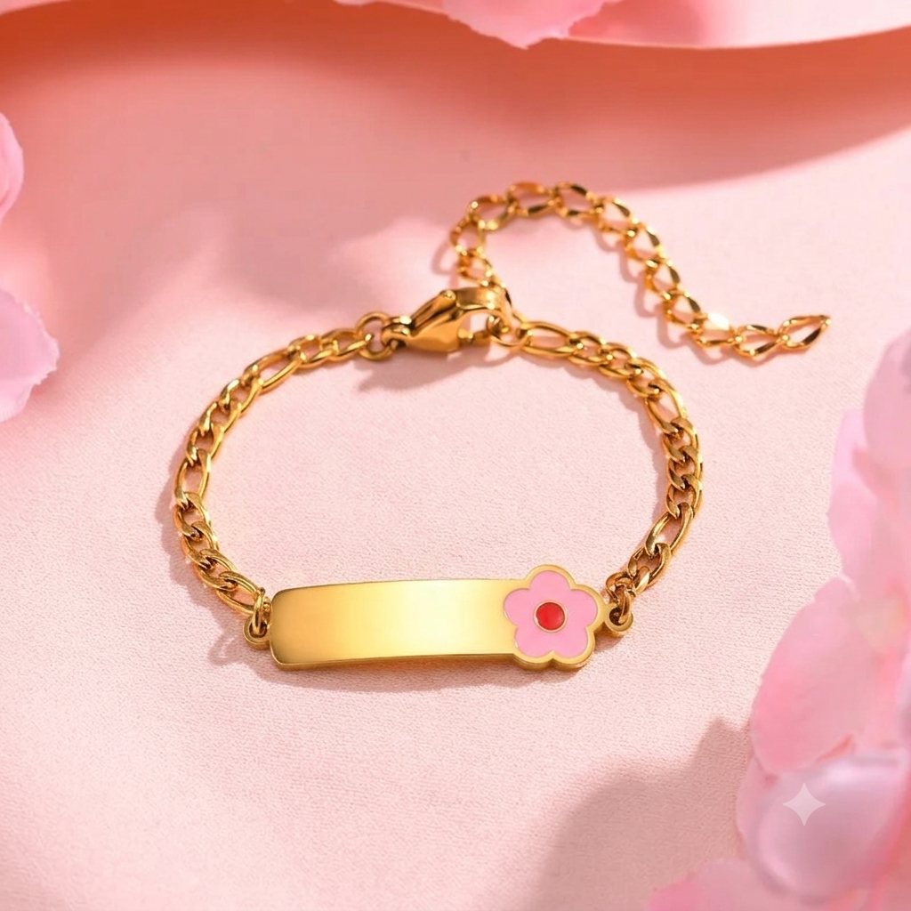 Flower Charm Kids Bracelet