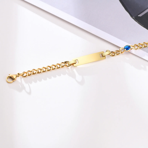 Blue Sparkling Stone Bracelet