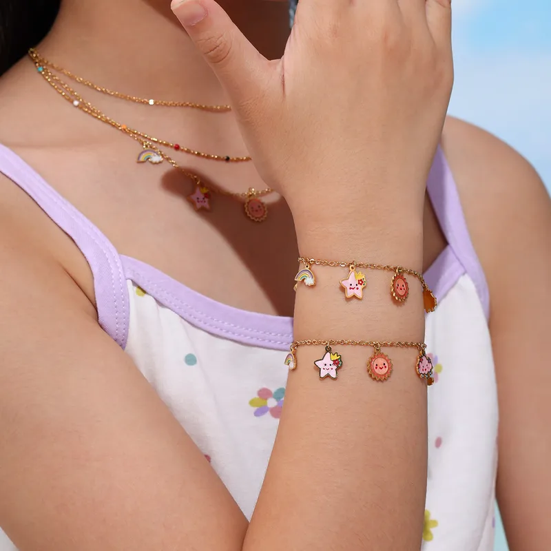 Sunny Bloom  Jewelry Set For Kids - 18K Gold Plated