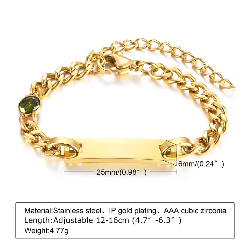 Sparkling Stone Bracelet for Kids