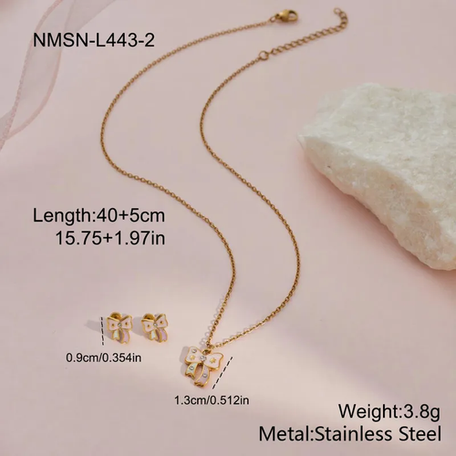 Bow Tie Charm Kids Jewelry Combo