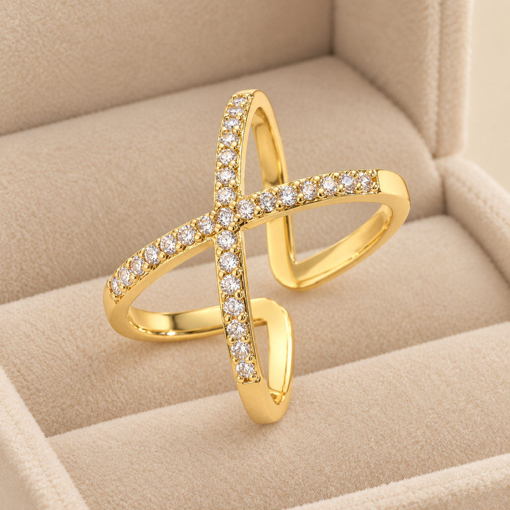 Flurry Quill Ring for Women - 18K Gold Plated