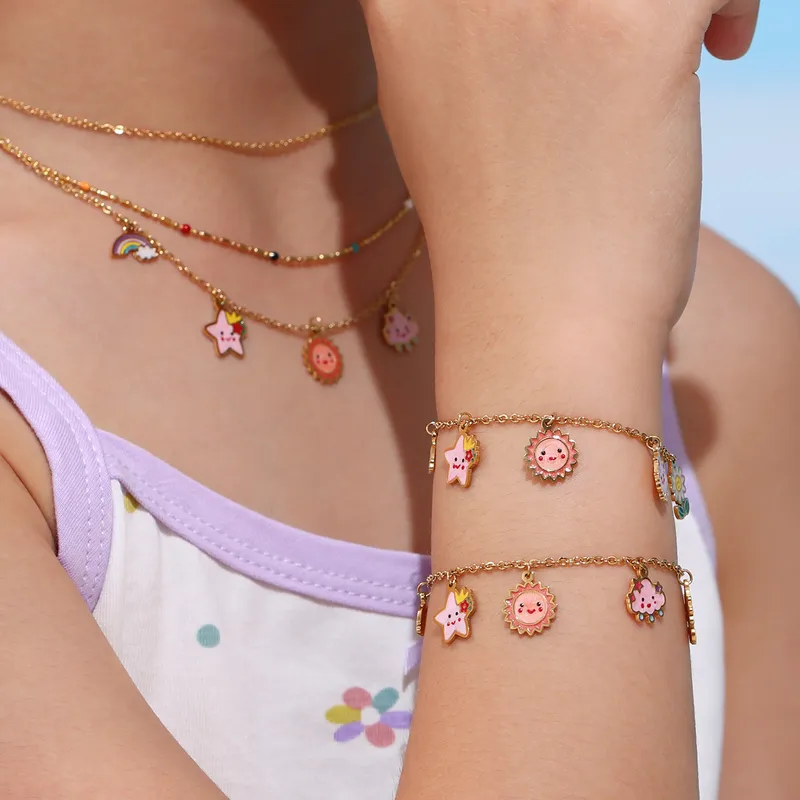 Sunny Bloom  Jewelry Set For Kids - 18K Gold Plated