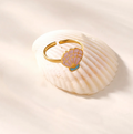 Aquaria Seashell Ring For Kids - 18K Gold Plated