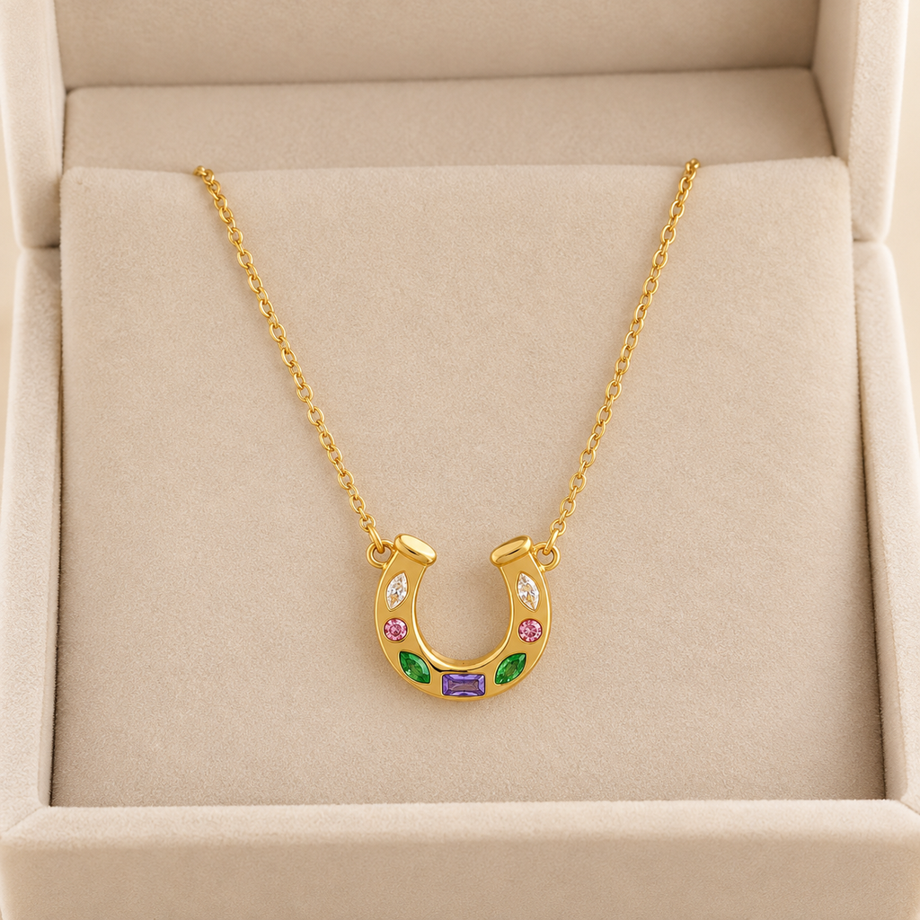 Aethel Reda Necklace for Women - 18K Gold Plated