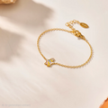 Golden Unicorn Bracelet For Kids - 18K Gold Plated