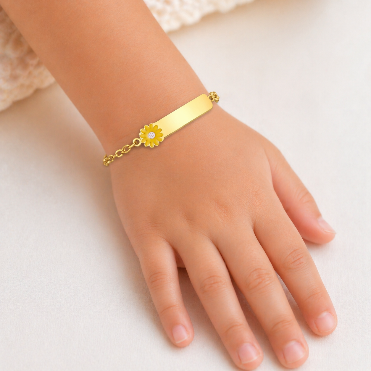 Premium Honey Flower Kids Bracelet - 18K Gold Plated