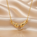 Golden Promise Necklace For Women - 18K Gold Plated