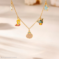 Ocean Treasures Charm Necklace For Kids - 18K Gold Plated - 18K Gold Plated
