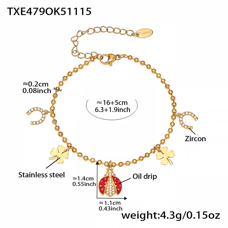 Rouge Fortune Jewelry Set For Kids - 18K Gold Plated