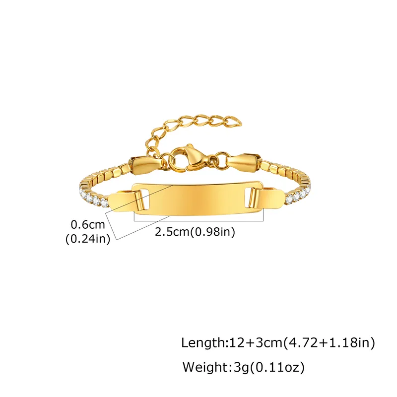 Twinkle Sparkle Bracelet For Kids - 18K Gold Plated