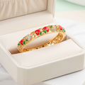 Ruby Strawberry Party Wear Bangle For Kids