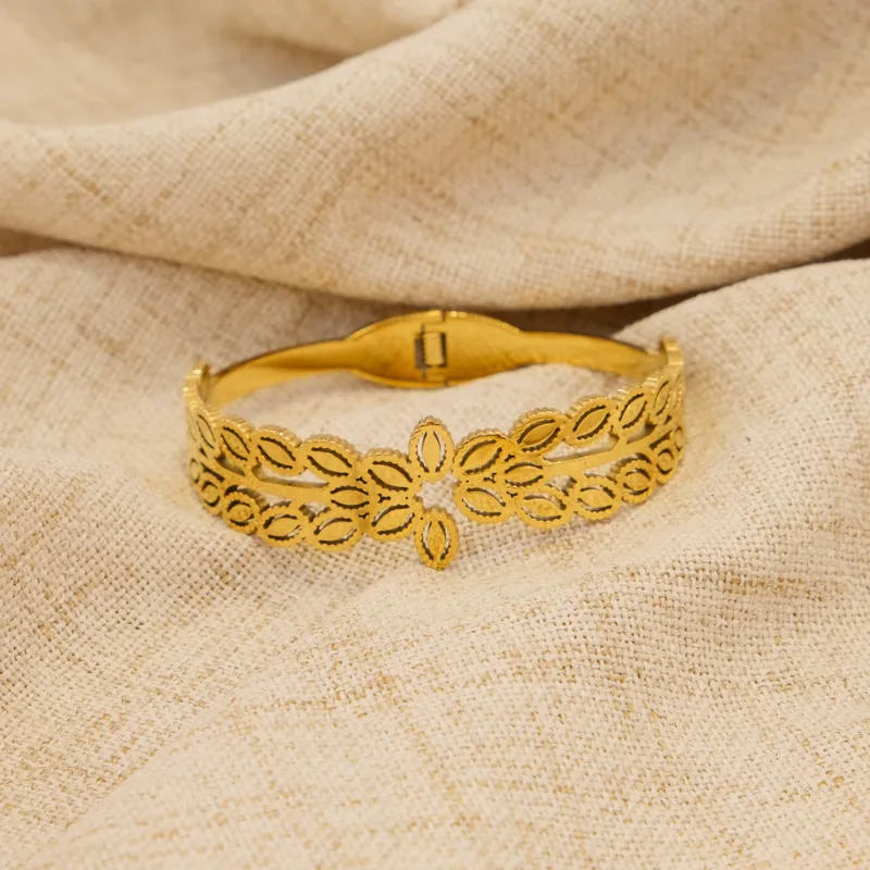 Arbre Brise Bangle for Women - 18K Gold Plated