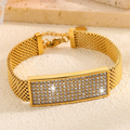 Zahra Gilded Sparkle Bracelet For Women - 18K Gold Plated