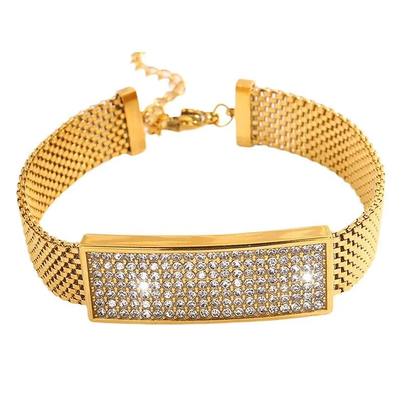 Zahra Gilded Sparkle Bracelet For Women - 18K Gold Plated