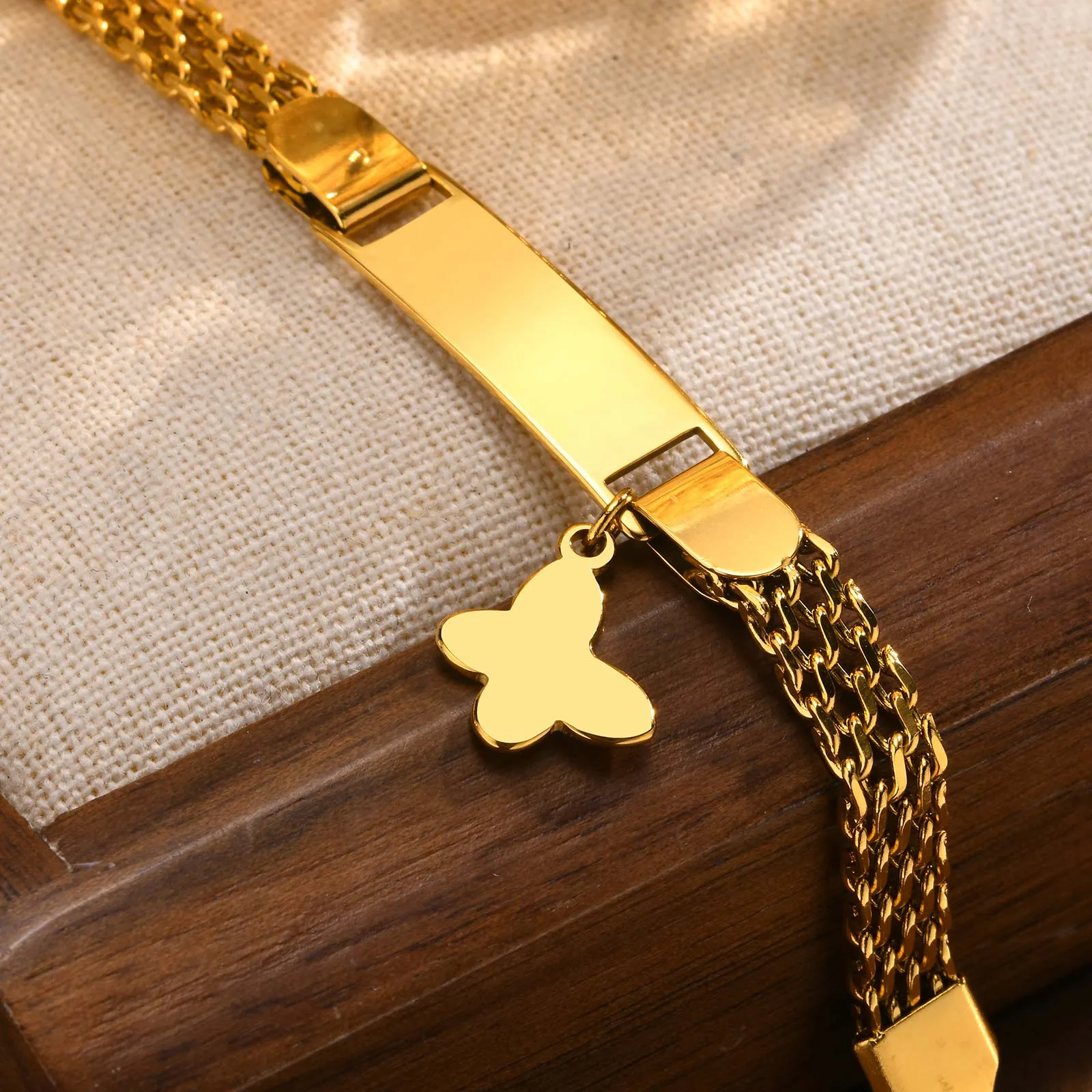 Butterfly Charm Kids Bracelet