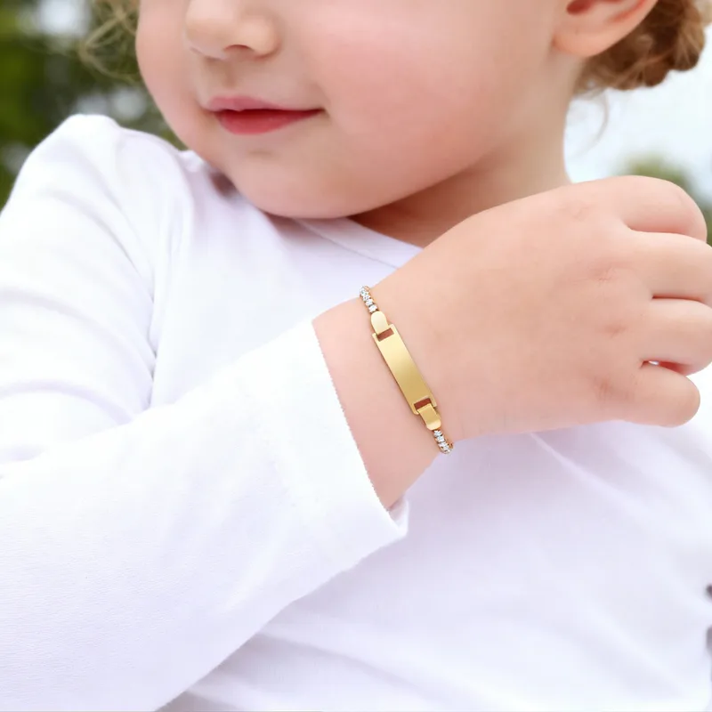 Twinkle Sparkle Bracelet For Kids - 18K Gold Plated