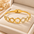 Cercle Eternel Bangle for Women - 18K Gold Plated