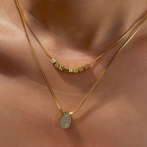 Lumine Bow Necklace For Women - 18K Gold Plated