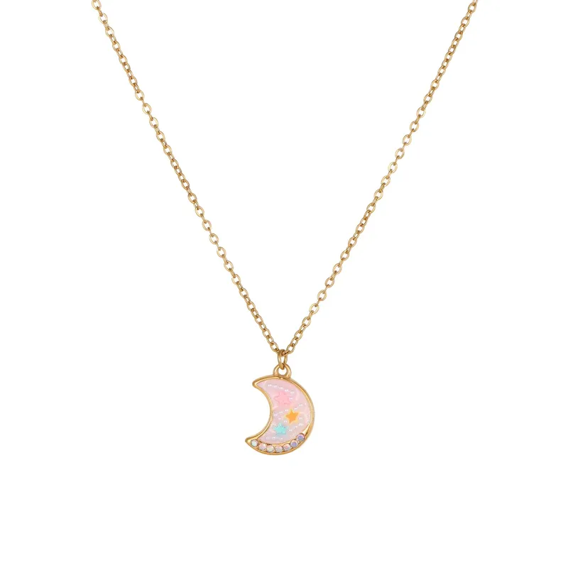 Crescent Charm Kids Jewelry Combo