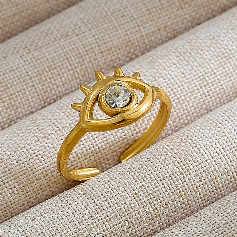Orlena Eye Ring For Women - 18K Gold Plated
