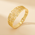 Botanica Gold Bangle For Women - 18K Gold Plated
