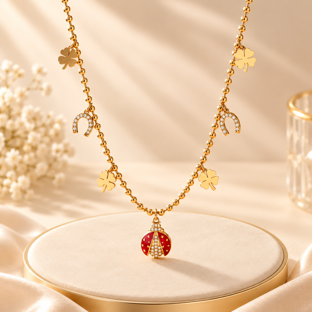 Rouge Fortune Jewelry Set For Kids - 18K Gold Plated