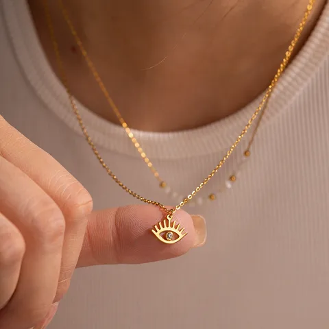 Mirelle Vision Necklace For Women - 18K Gold Plated