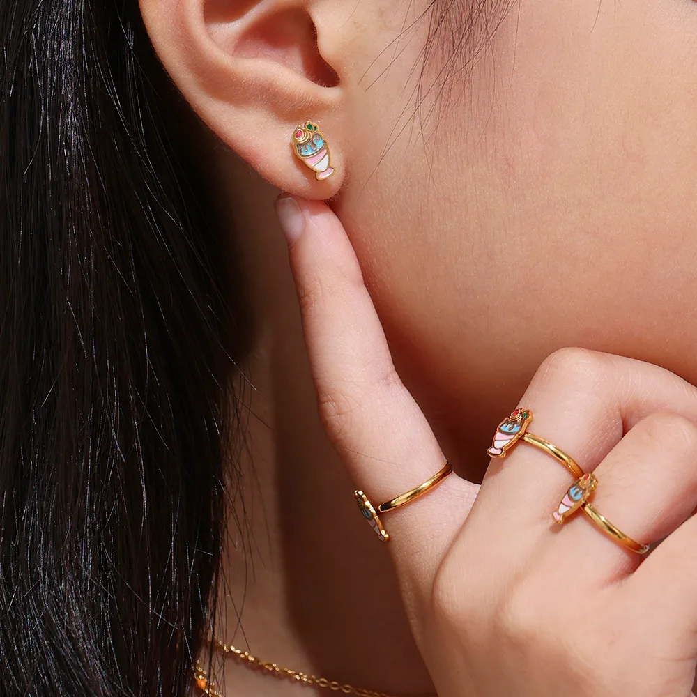 Frosty Sundae Full Set Jewelry for Kids - 18K Gold Plated