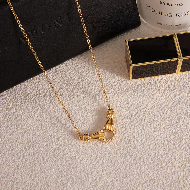 Golden Promise Necklace For Women - 18K Gold Plated