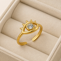 Orlena Eye Ring For Women - 18K Gold Plated