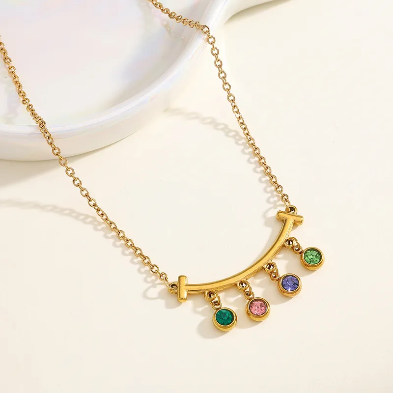 Arco Alegre Necklace for Women - 18K Gold Plated