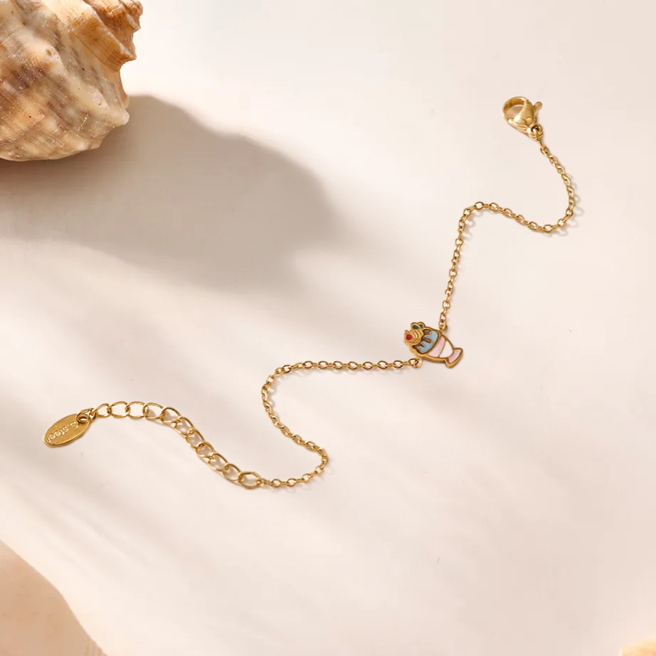 Frosty Sundae Bracelet for Kids - 18K Gold Plated