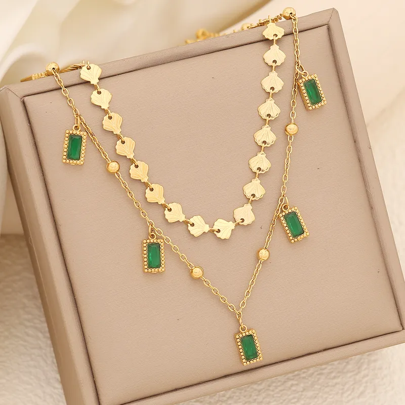 Jewel Dawn Necklace for Women - 18K Gold Plated