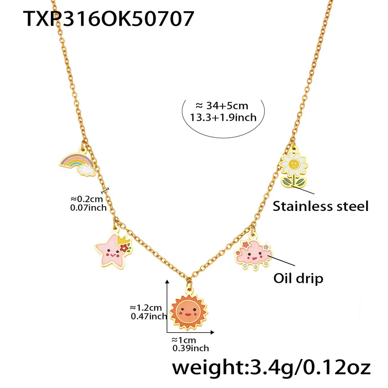 Sunny Bloom  Jewelry Set For Kids - 18K Gold Plated