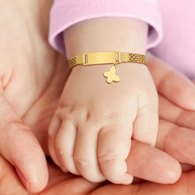 Butterfly Charm Kids Bracelet