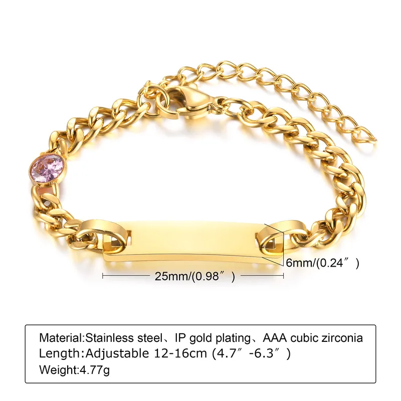 Sparkling Stone Bracelet For Kids