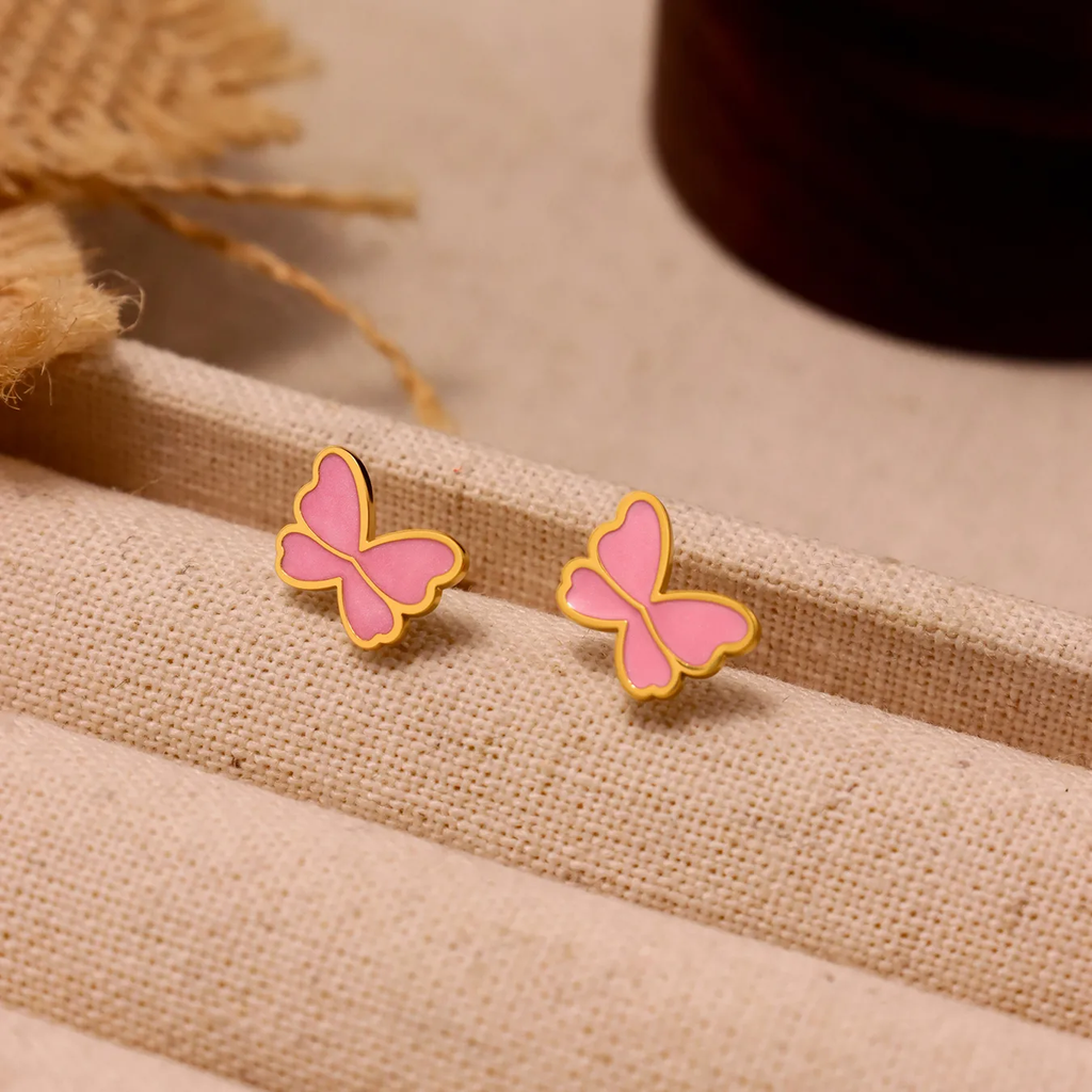 Rosy Wings Full Set Jewelry For Kids - 18K Gold Plated