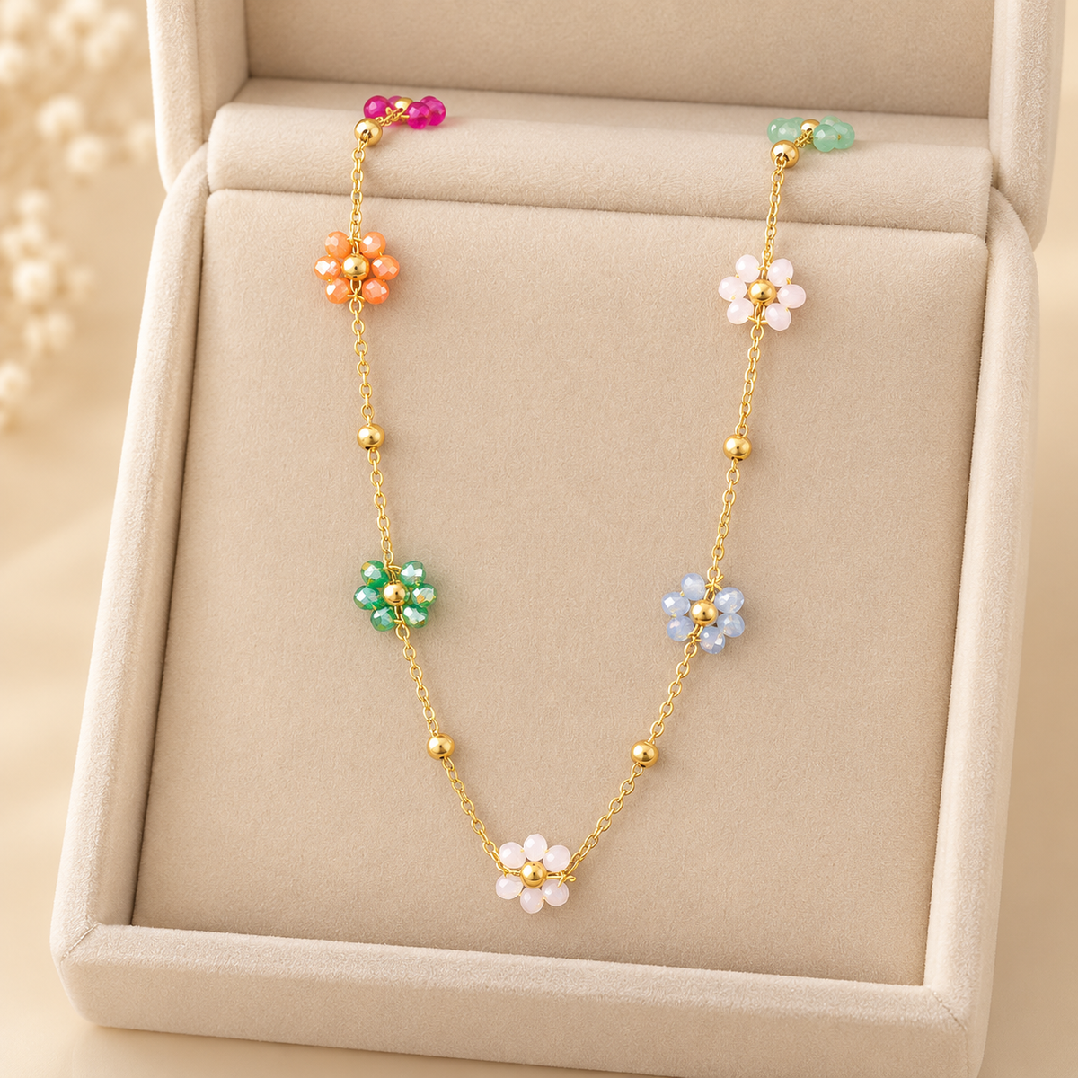 Oasis Quill Necklace for Women - 18K Gold Plated