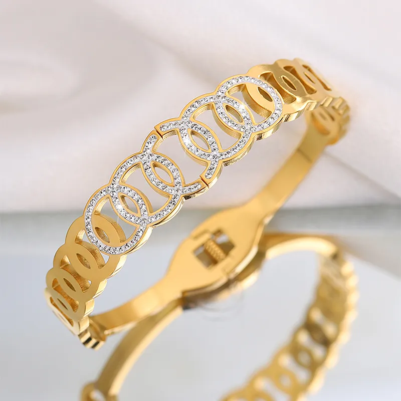 Onda Lieve Bangle for Women - 18K Gold Plated