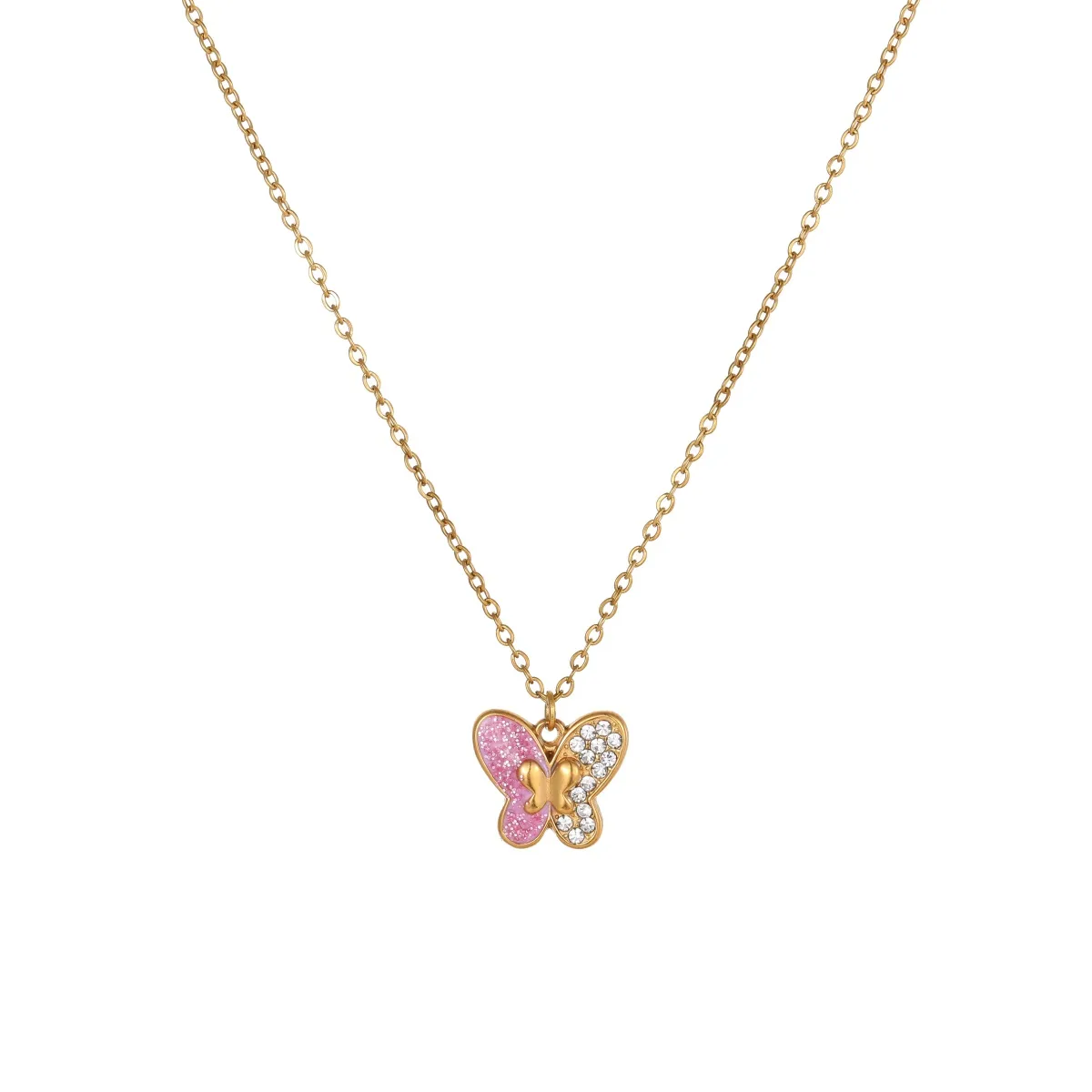 Butterfly Sparkle Charm Kids Jewelry Combo